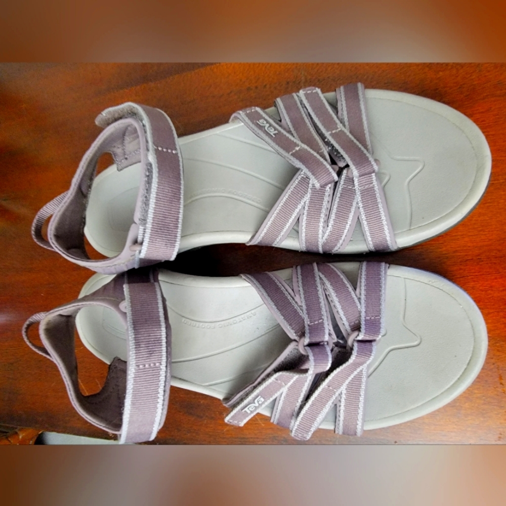 Teva Tirra Sandals Women's Size 10 Gray Purple 4266